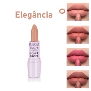Batom Matte - Cover Drops Elegância - FENZZA