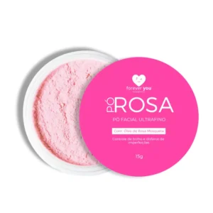 Pó Facial Ultrafino - Rosa Mosqueta - FOREVER YOU