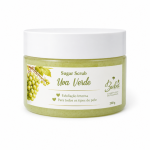 Esfoliante Sugar Scrub - Uva Verde - BUBÁ