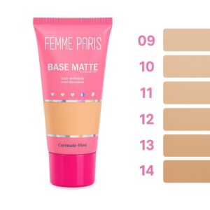 Base Matte - Prova D'Água Cor 13 - FEMME PARIS